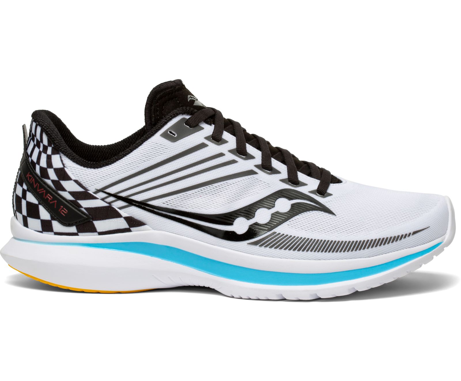 Saucony Kinvara 12 Men\'s Running Shoes White / Black | AU 532SGLO